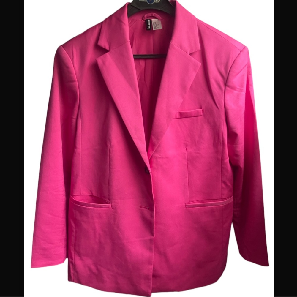 H&M Size XXL Hot Pink Blazer Never Worn